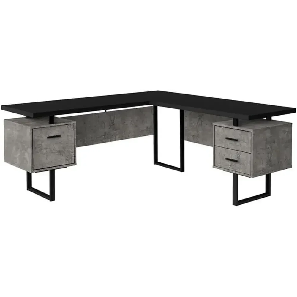 Desk Setup L Shaped - 가정용 사무실에 적합한 L자형 70인치 컴퓨터