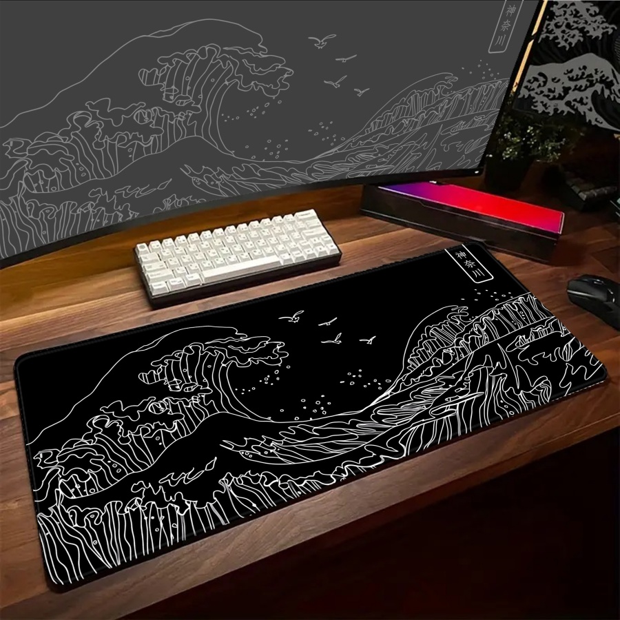 Desk Setup Pc And Laptop - Pc 게이머 마우스 패드 그레이트 웨이브