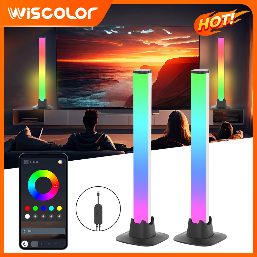 데스크탑용 RGB LED 조명 바, 블루투스 스마트 앰 - Desk Setup With Tv 리뷰 및 가격