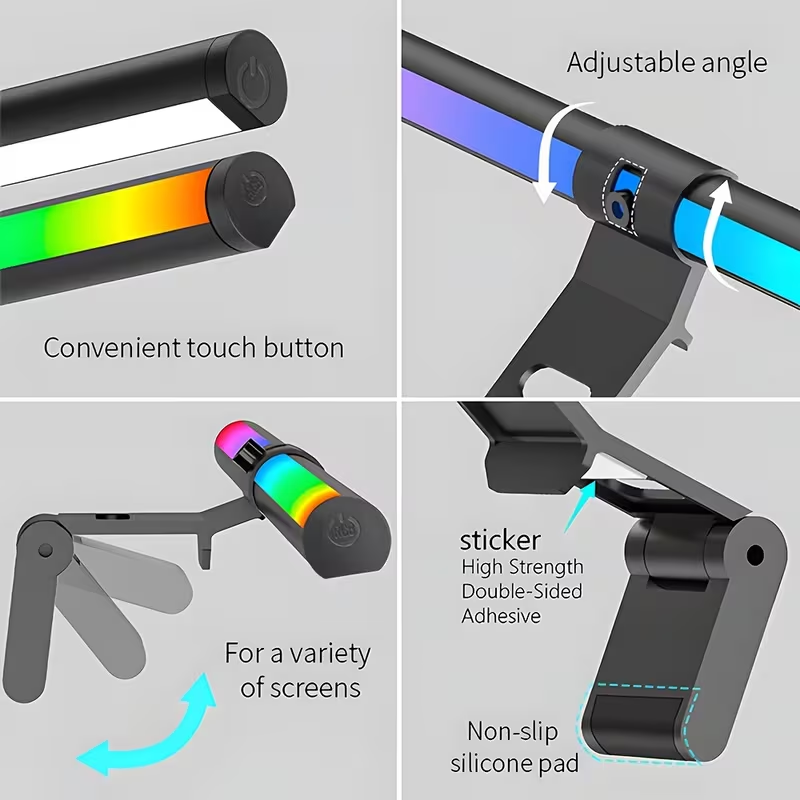 모니터 라이트 바 RGB 라이트바 분위기 조명 USB  - Desk Setup Lamp 리뷰 및 가격