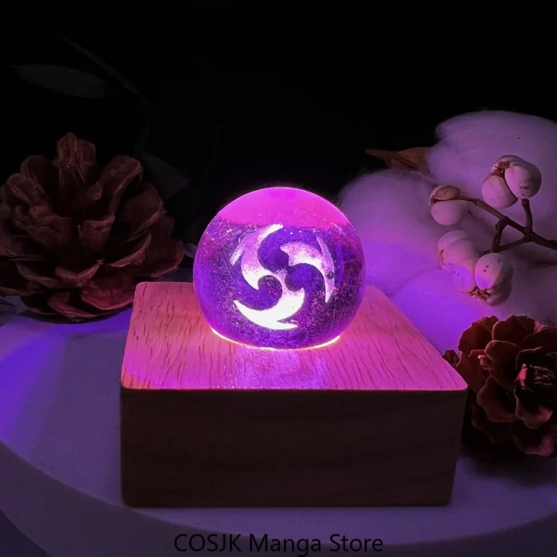 게임 원신 임팩트, 요소를 모티브로 한 유리 구슬, 야 - Desk Setup Lamp 리뷰 및 가격