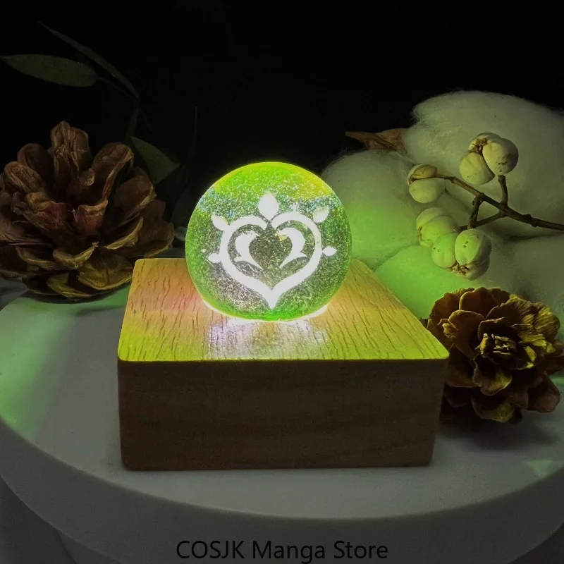 게임 원신 임팩트, 요소를 모티브로 한 유리 구슬, 야 - Desk Setup Lamp 리뷰 및 가격