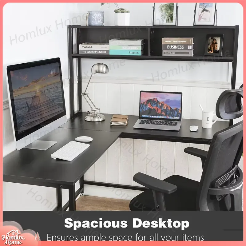 헤비 듀티 게이밍 데스크 (RGB 조명 포함) - 홈  - Desk Setup L Shaped 리뷰 및 가격