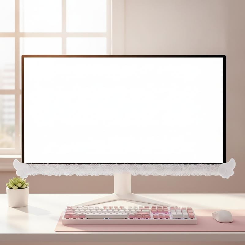 부드러운 천으로 만든 천사 날개 장식이 달린 컬러 레이 - Setup Desk Monitor 리뷰 및 가격