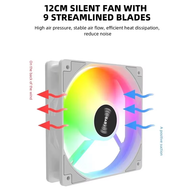 120mm PC 케이스 팬 12V RGB 순환 미러 조 - Desk Setup Lamp 리뷰 및 가격