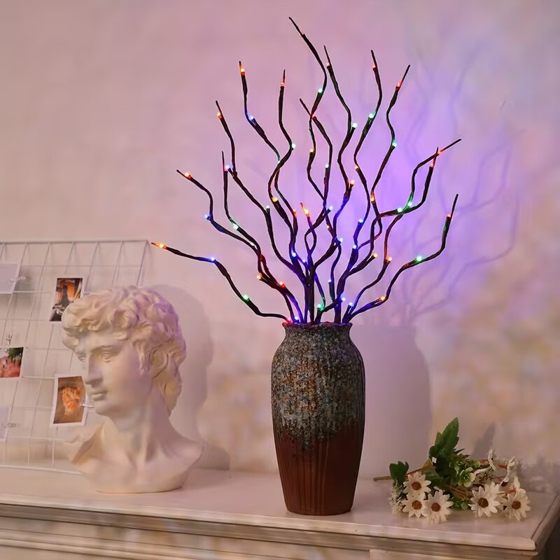 1/2PC 20LED 벚꽃 나무 가지 조명 실내외 홈  - Desk Setup Lamp 리뷰 및 가격