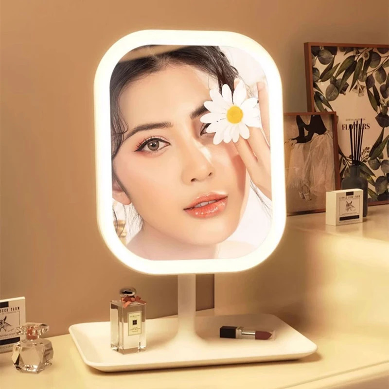 새로운 LED 모던 데스크탑 화장 거울, 휴대용 3색  - Desk Setup Lamp 리뷰 및 가격