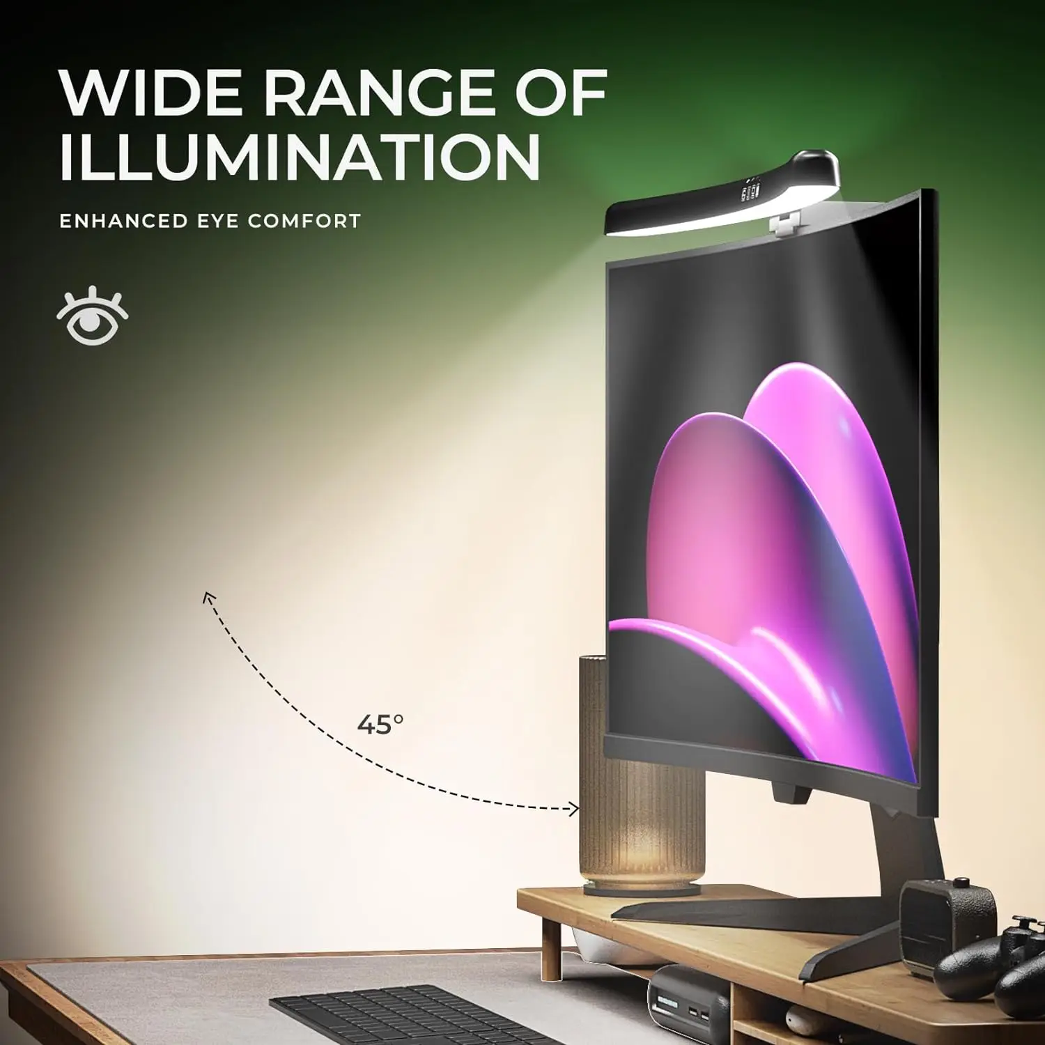 컴퓨터 모니터 라이트 바 RGB 음악 리듬 스크린 행잉 - Desk Setup Lamp 리뷰 및 가격